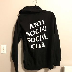 Authentic Antisocial social club hoodie